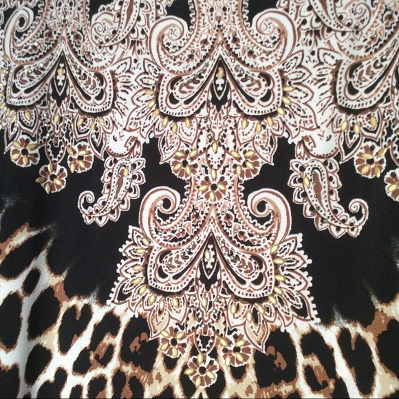 Ruby Rd. Women’s Dress Size 3x Shift Leopard Print - Picture 8 of 8